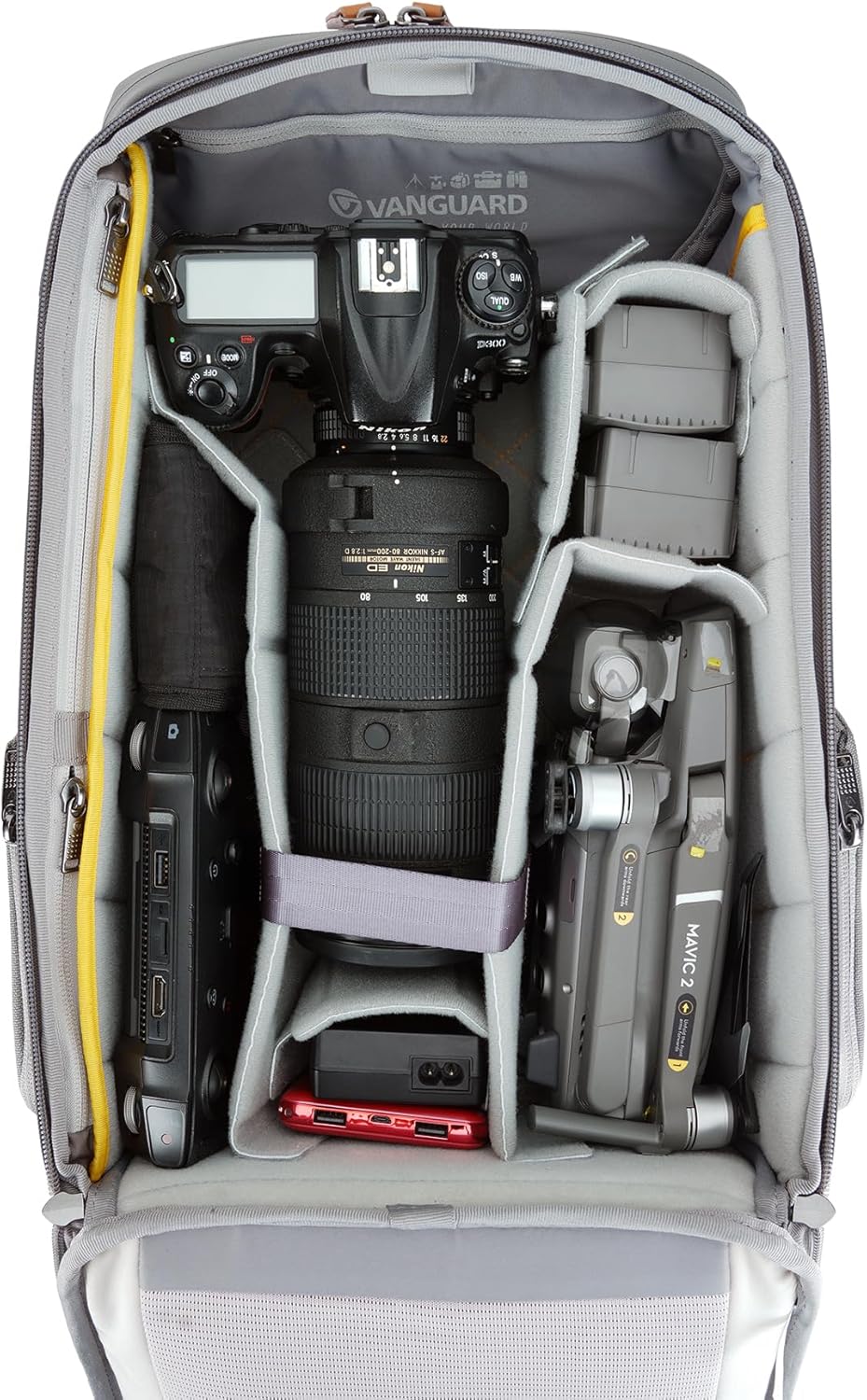 Vanguard VEO City B46 GY - Kamerarucksack grau - 23L Stylischer Fotorucksack Grau, Stylischer Fotoru