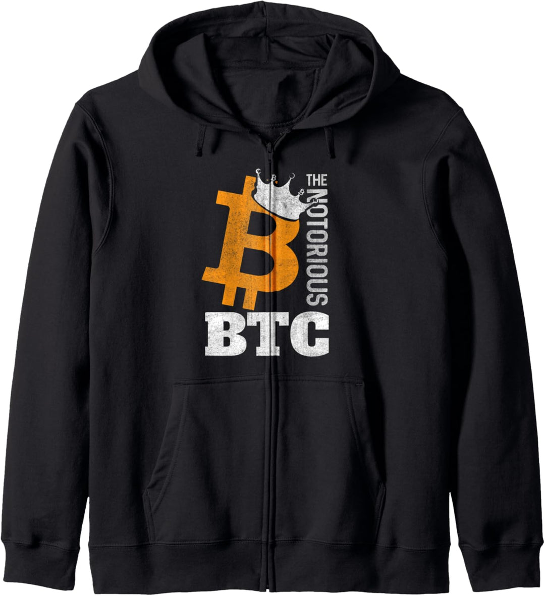 The Notorious BTC Bitcoin Crown King Kapuzenjacke