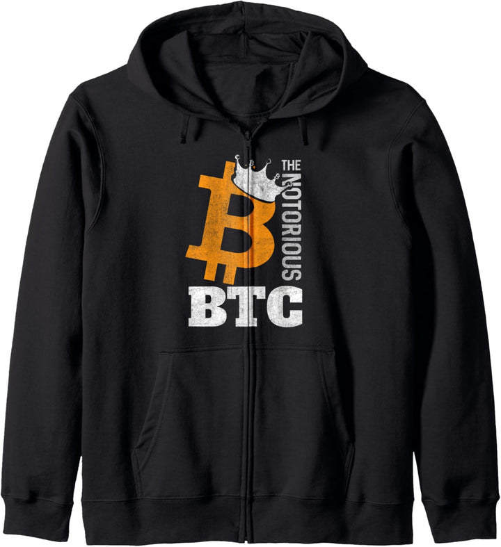 The Notorious BTC Bitcoin Crown King Kapuzenjacke
