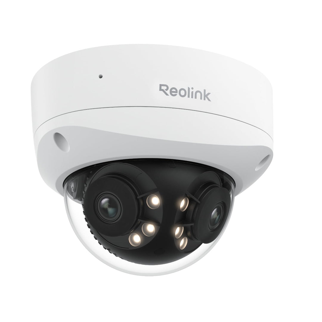 Reolink 4K 8MP 180° Dual-Objektiv PoE IP-Kamera, IK10 Vandalismusschutz, Personen-/Fahrzeug-/Tiererk
