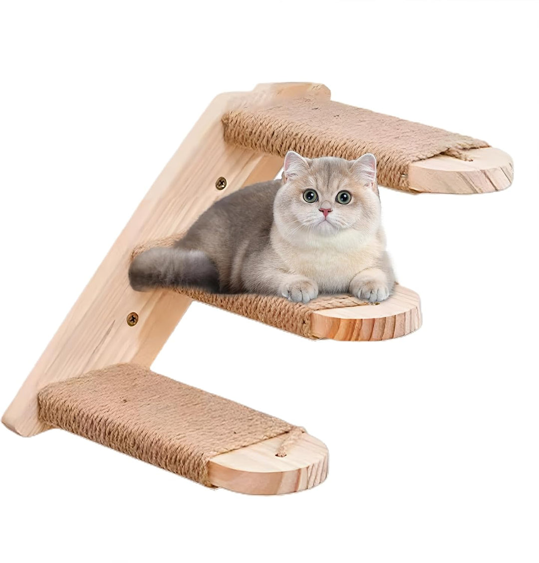 Katzen-Kletterstufen für die Wand, schwebende Wandregale - Stabile Katzentreppe | Platzsparende, sic