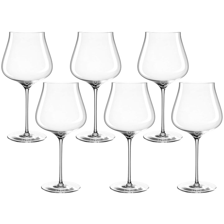 LEONARDO HOME 066412 Burgunderglas 770ml Brunelli 6er, Glas Burgundergläser, Burgundergläser