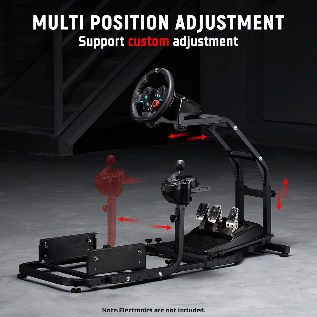 Dardoo Racing Simulator Cockpit Einstellbar Passend für Logitech G27 G29 G920 G923, Thrustmaster T30
