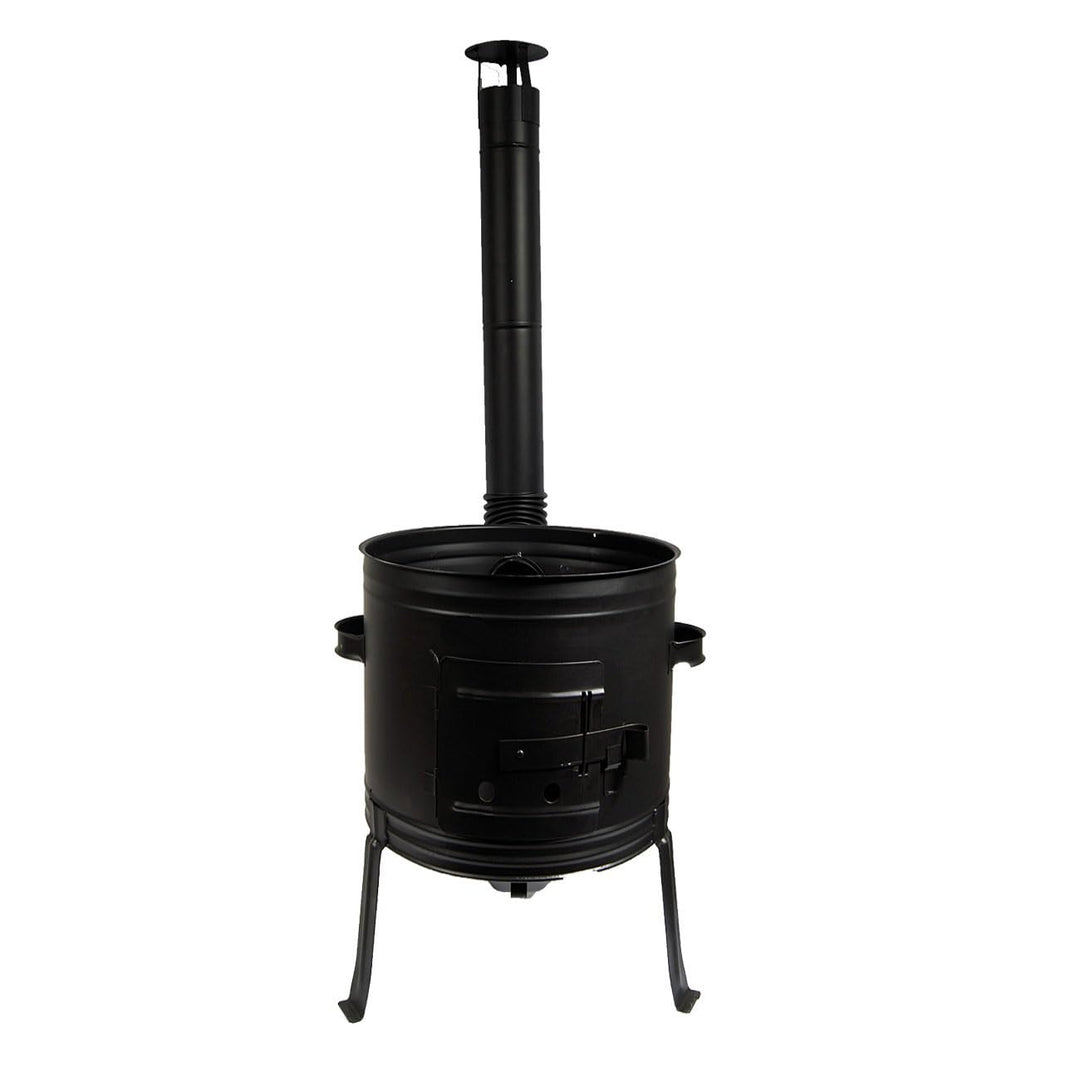 troph-e-shop Ofen 39 für Gulaschkessel Topf 22 Liter Gulaschkanone Terrassenofen Outdoorküche Holzof