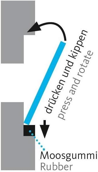 Clipboart ® Langlaufski Skating Ski Wandhalterung Wandhalter Halterung Wandmontage Wandfixierung hor