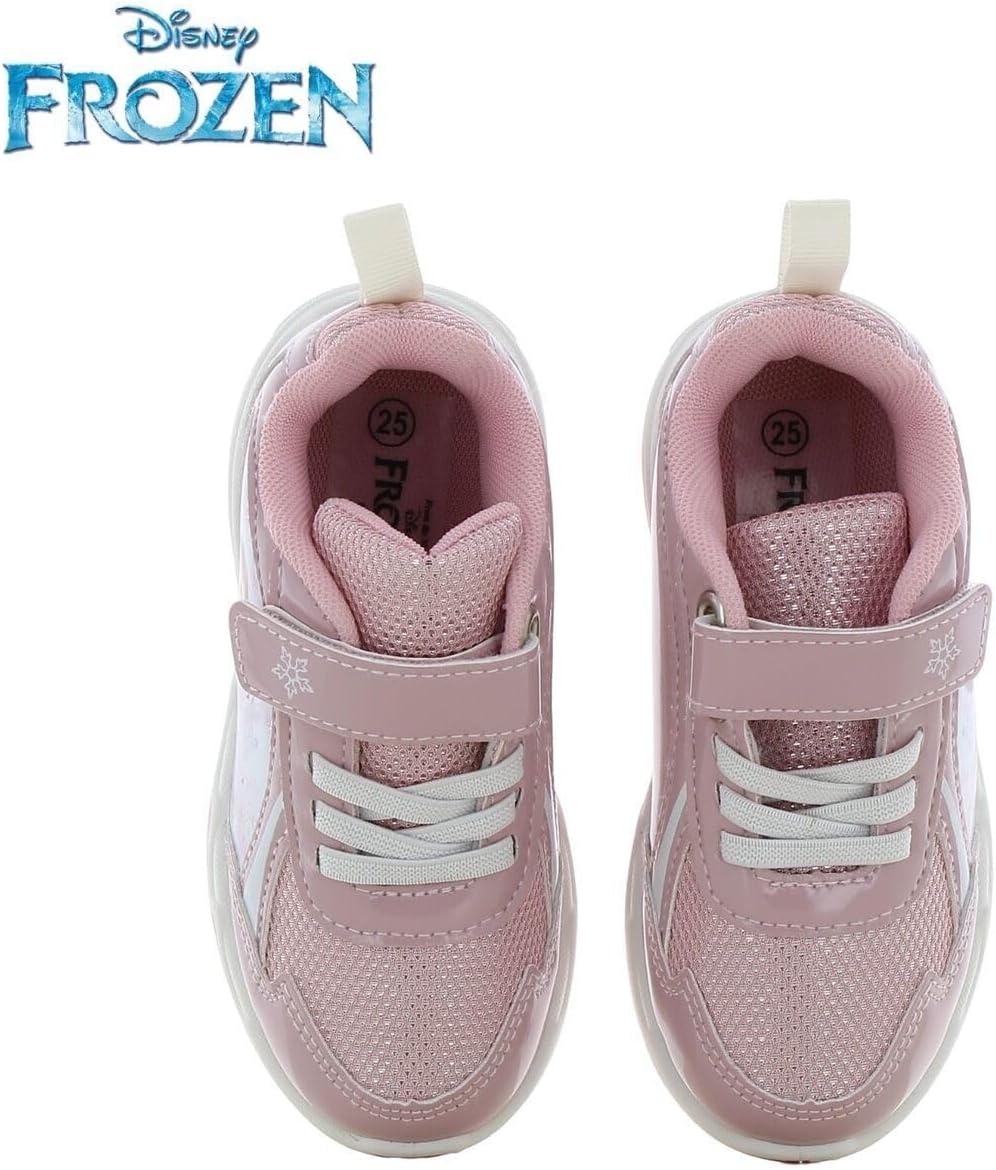 Leomil Frozen ELSA Schuhe Blinkschuhe Mädchen, Ideal for Schule und Freizeit 28 EU Lila 545, 28 EU L