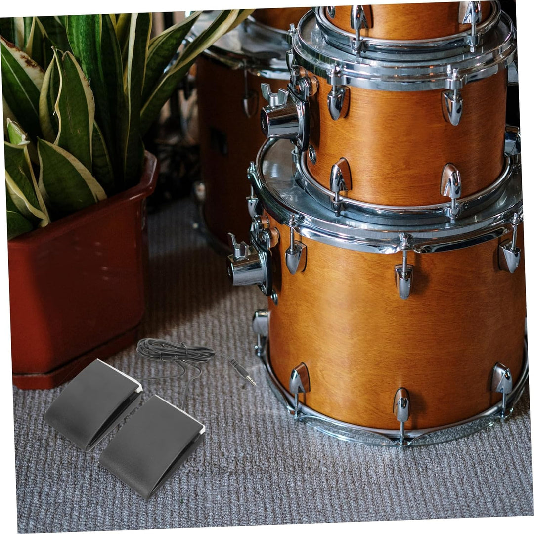 Ciieeo Elektronisches Klavier Sustain Pedal Rutschfestes Dämpferpedal Kompaktes E Drum Fusspedal Lei