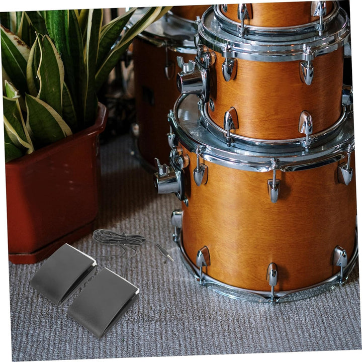 Ciieeo Elektronisches Klavier Sustain Pedal Rutschfestes Dämpferpedal Kompaktes E Drum Fusspedal Lei
