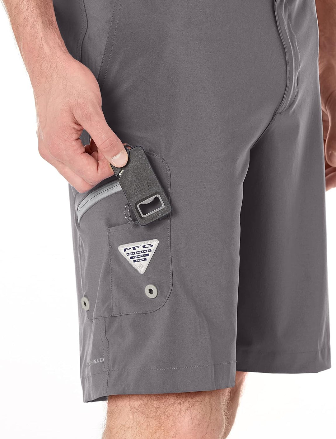 Columbia Herren Terminal Tackle Wander-Shorts, 30W x 10L City Grey/Cool Grey