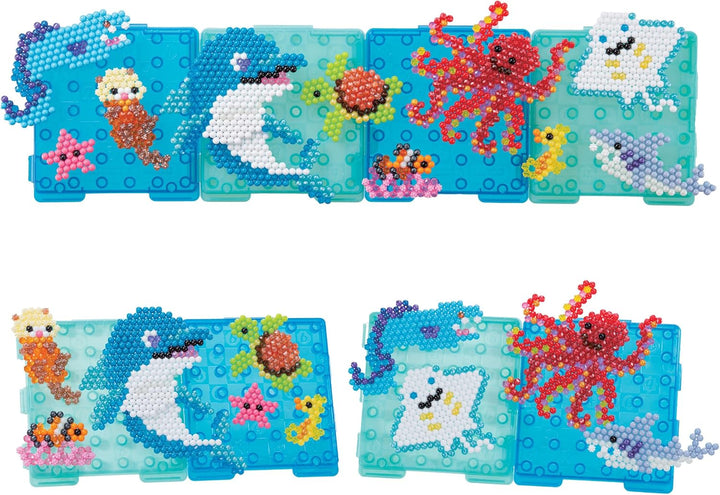 Aquabeads - 35046 Ozean Bastelset - Bastelset & 31520 Glitzerperlen - Nachfüllset Nachfüllpack Baste
