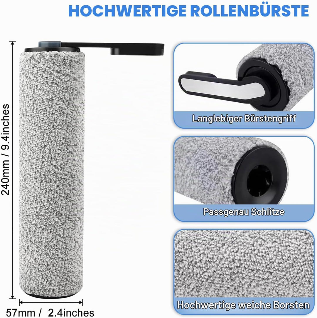 7 Stück Zubehörset für Tineco Floor One S5/S5 Pro/S5 Pro 2/S5, Zubehör Set mit Ersatzbürsten und Fil