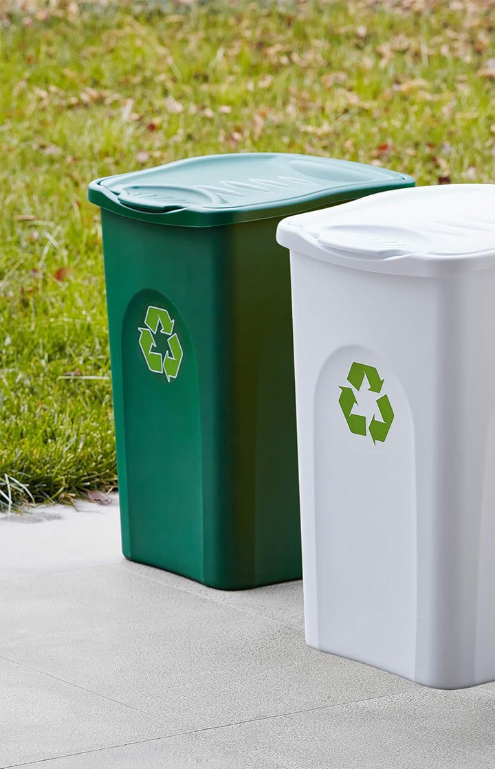 Stefanplast Begreen Abfalleimer, 50 l, Grün, Grün