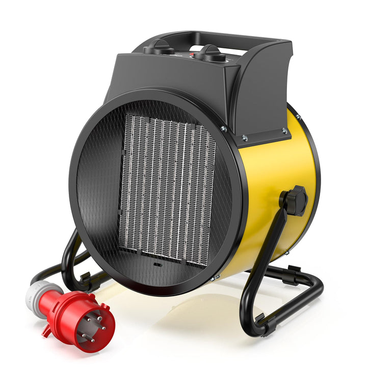 Heizlüfter 5000 Watt Keramik Heizstrahler Elektroheizer Bauheizer Bautrockner mit Thermostat Heizger