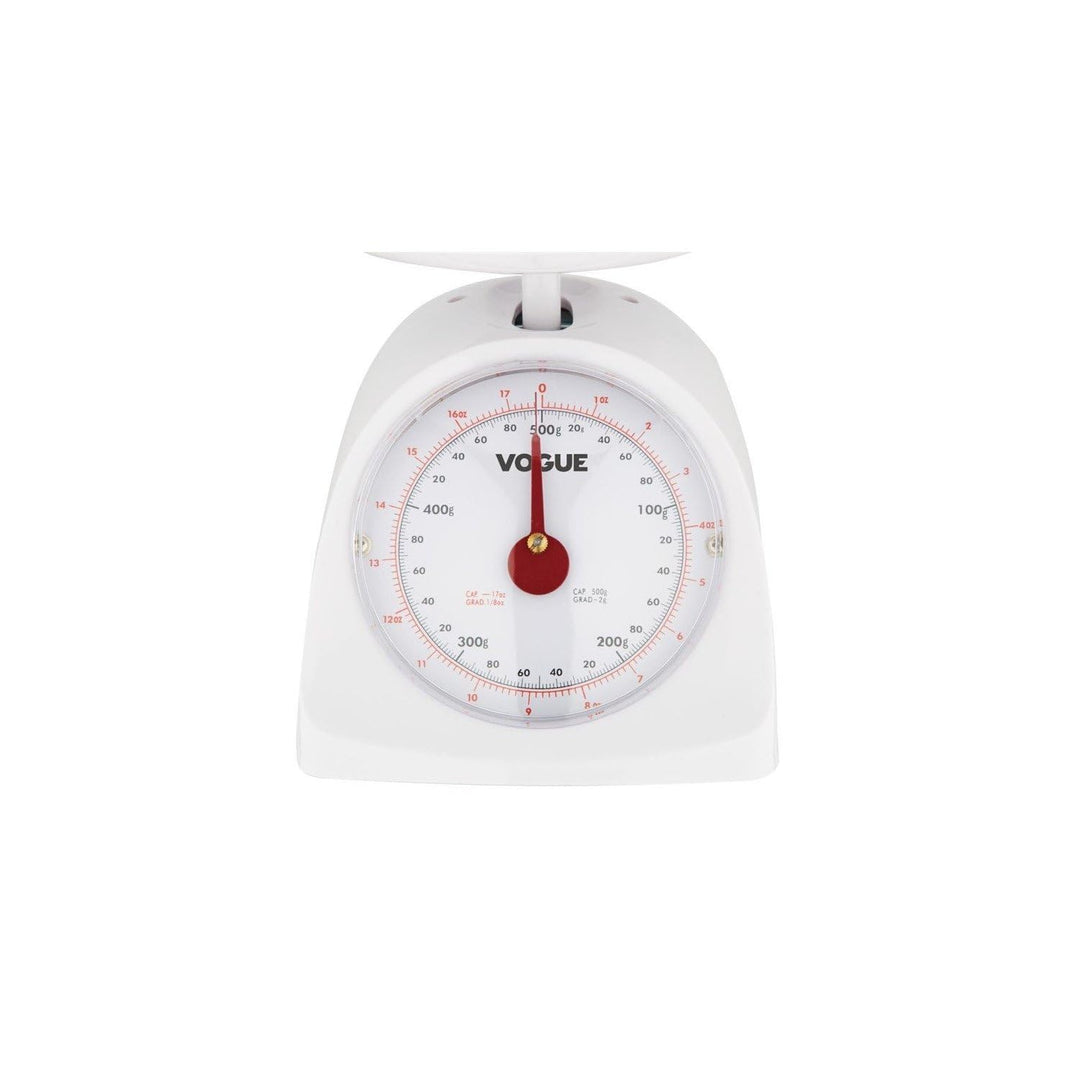 Vogue 13340 Präzisions-Küchenwaage - 0,5 kg / 1,1 lb - Grad. 2g,/1/8oz