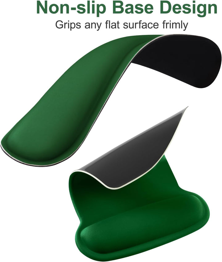 MOSISO Handgelenkauflagen für Mauspad&amp;Tastatur Set,Ergonomisches Mauspad Rutschfester Boden Zuhause/