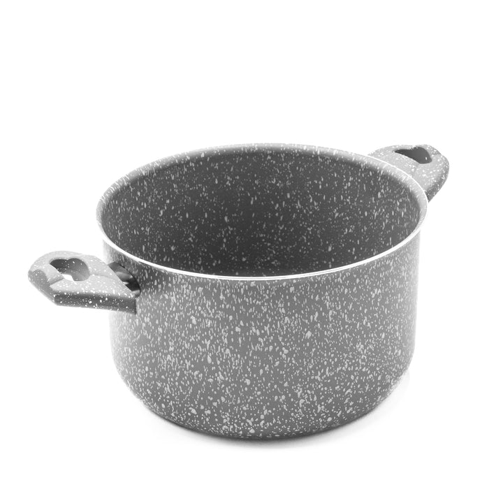 Zanetti, Antihaft-Topf mit Griffen aus seltenem Stein, 22 cm