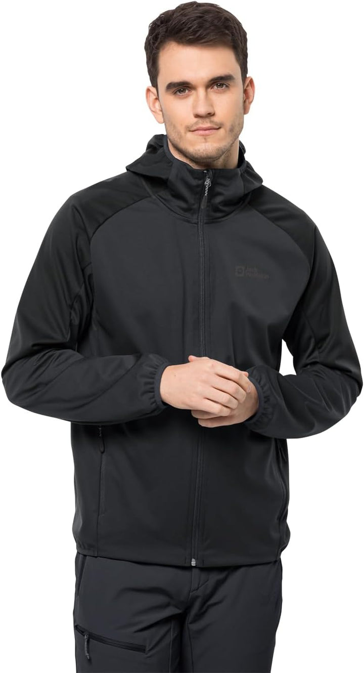 Jack Wolfskin Herren Feldberg Hoody M Softshelljacke S phantom, S phantom