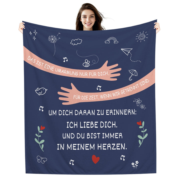 Amorea Das ist eine Umarmung nur für Dich für die Zeit wenn wir getrennt sind Um Dich daran zu erinn