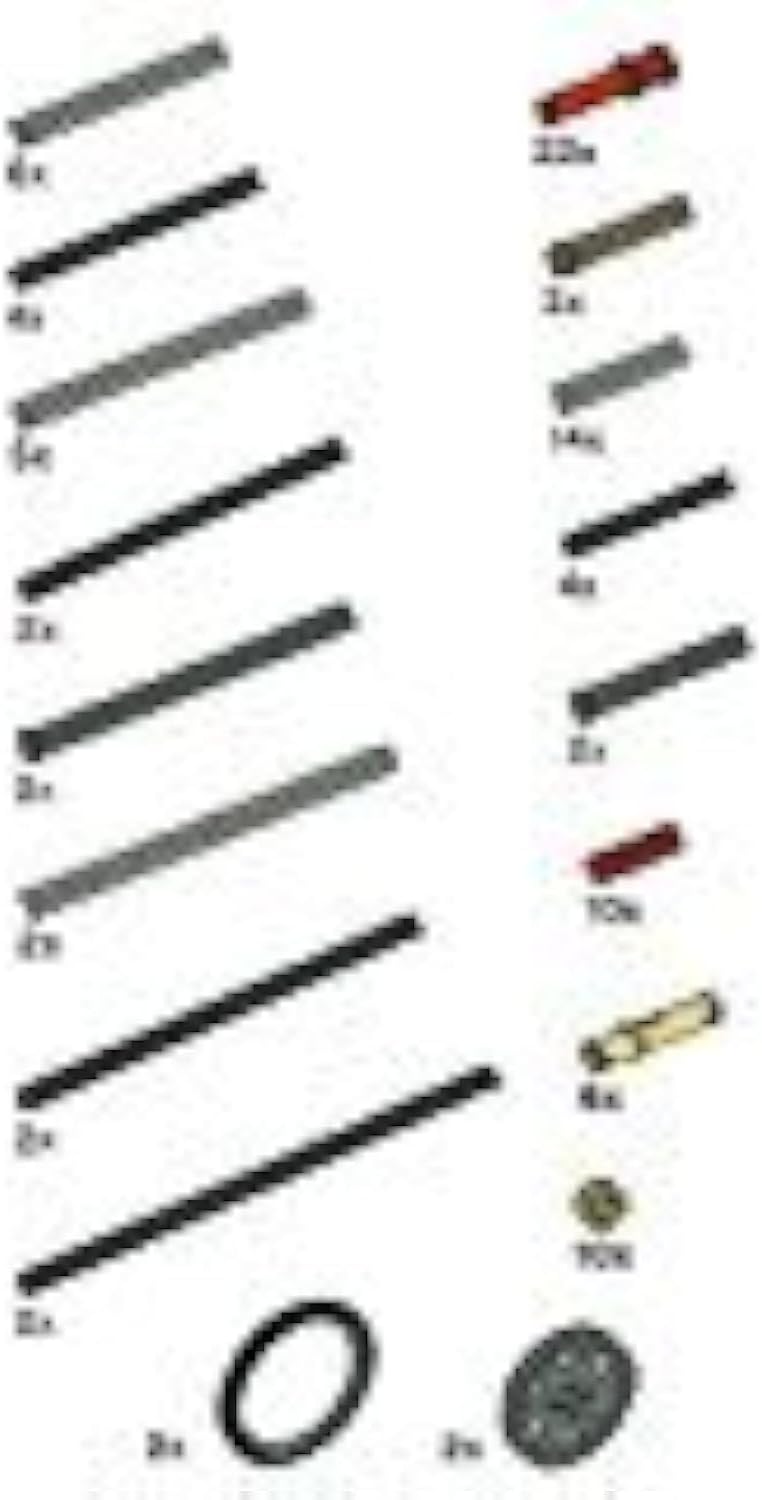 LEGO Technic Achsstangen Sortiment