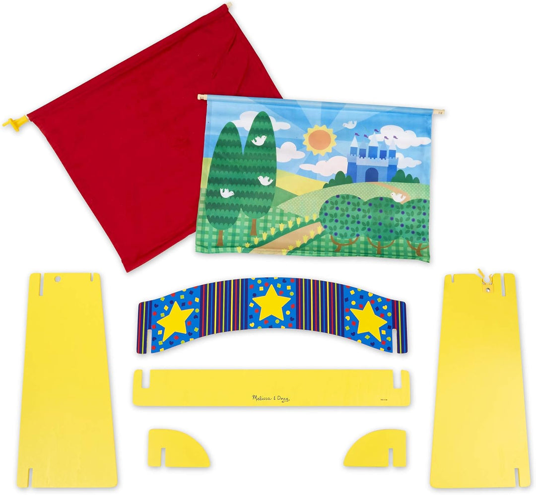 Melissa & Doug 12536 Tisch Puppentheater aus Holz