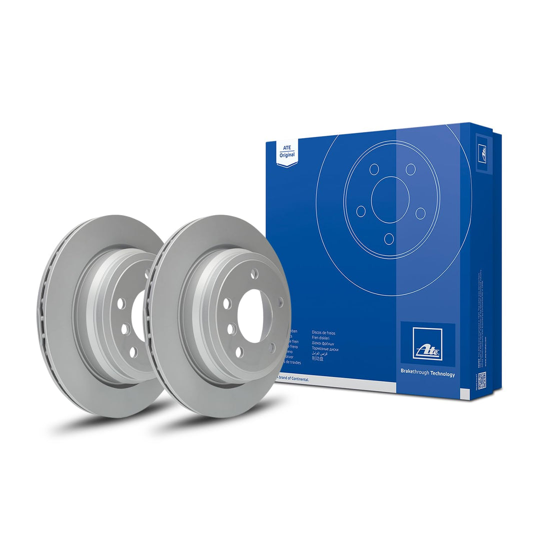 ATE Original Bremsscheibe - 2 Bremsscheiben - 24.0120-0204.1 - ECE-R90 Strassenzulassung