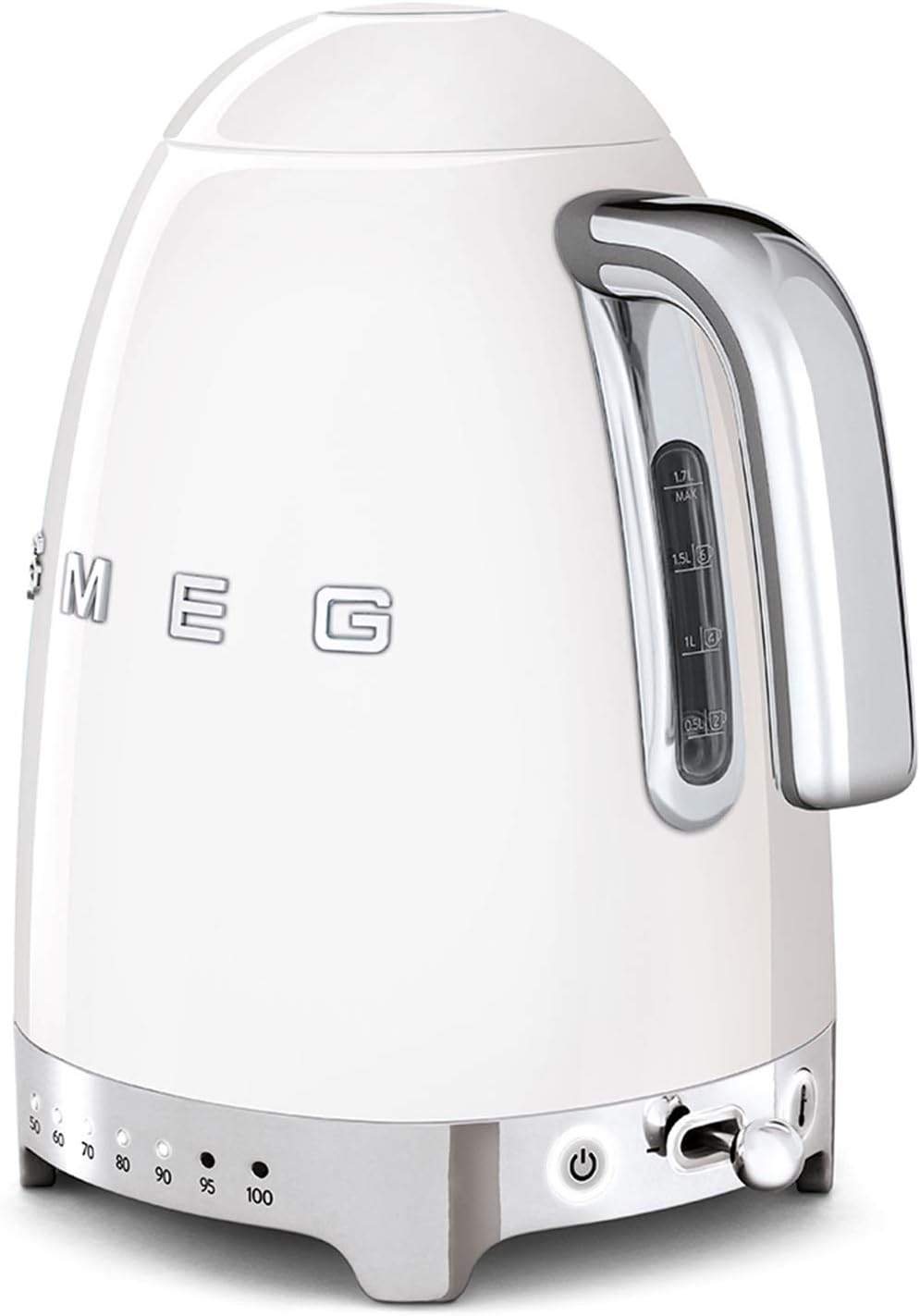Smeg KLF04WHEU Wasserkocher, 2400, 1.7 liters, Weiss, Weiss