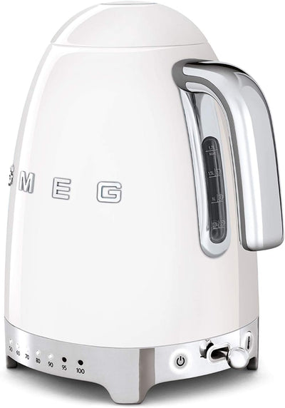 Smeg KLF04WHEU Wasserkocher, 2400, 1.7 liters, Weiss, Weiss