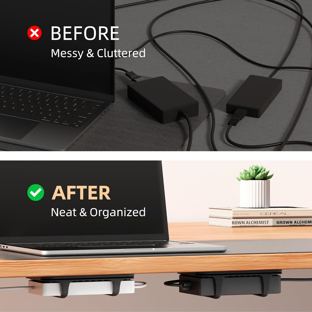 ELETIUO Universeller Silikon-Laptop-Ladegerät-Halter, Untertisch-Halterung zum Aufladen von Ziegeln