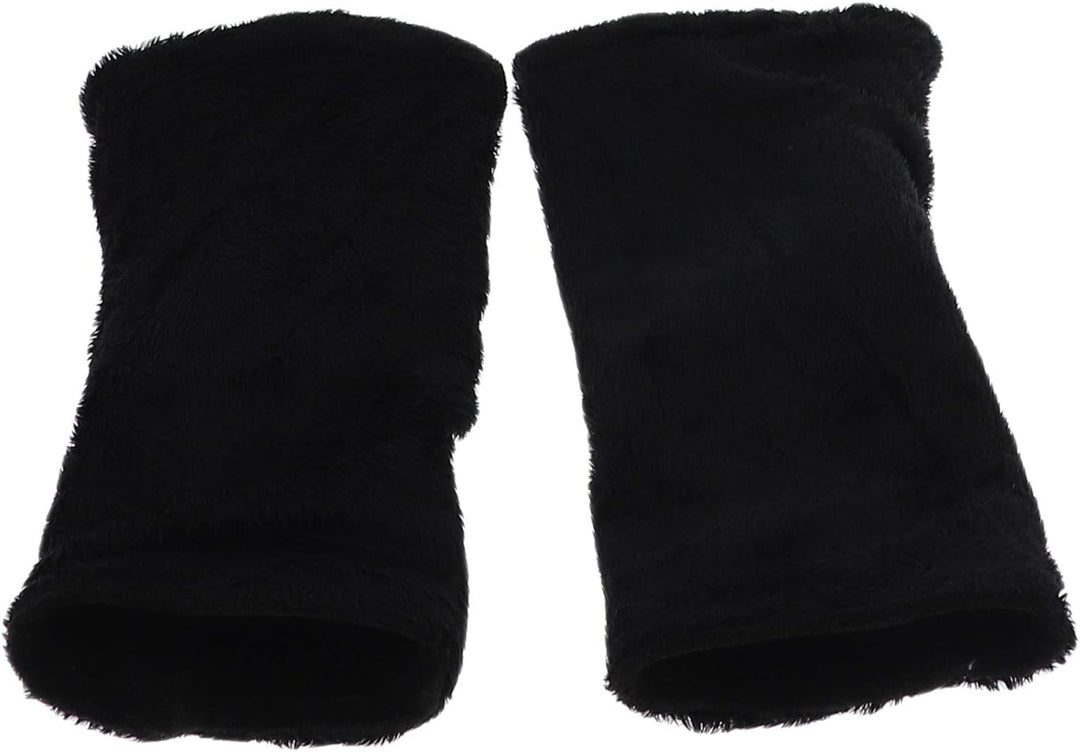 Kunst und Magie Samt Armstulpen Wendbare Stulpen Handwärmer 2in1