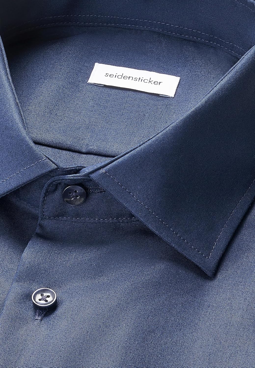 Seidensticker Herren Men Regular Shortsleeve Businesshemd 38 Dunkelblau(001001), 38 Dunkelblau(00100