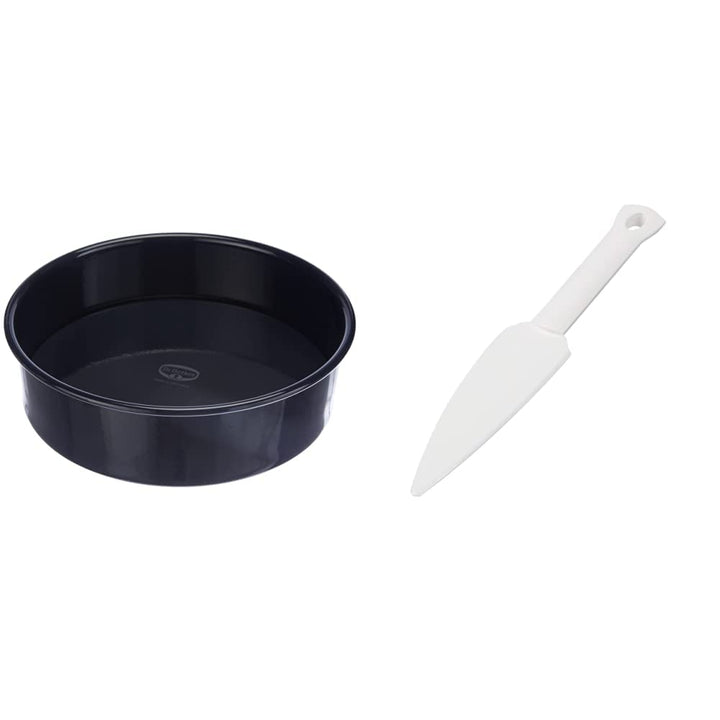 Dr. Oetker 2362 mit Hebeboden Ø 26 cm BACK-LIEBE EMAILLE & Kuchenlöser, einfaches und schnelles Löse