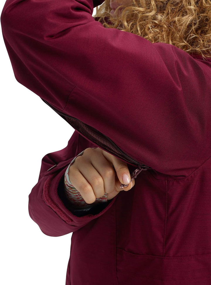 Burton Damen Jet Set Snowboard Jacke M Port Royal Heather, M Port Royal Heather