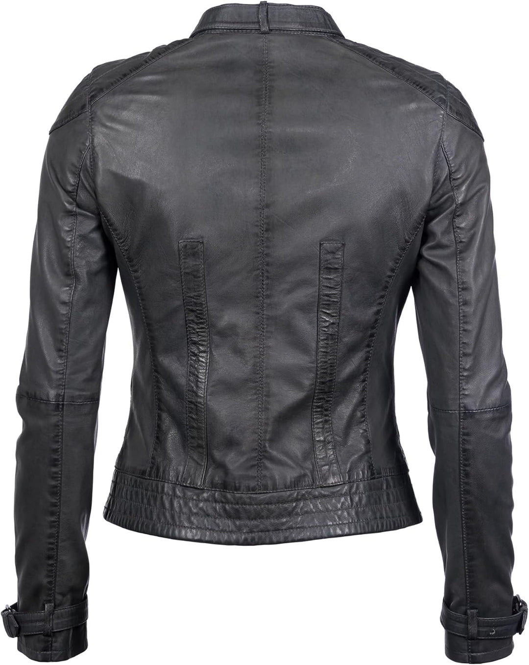 MAZE Damen Lederjacke 31Ryana S dark grey, S dark grey