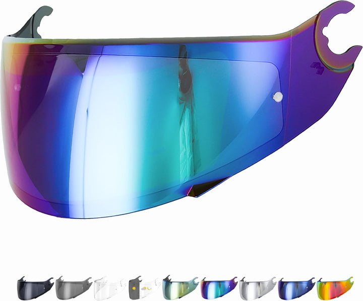 Kompatibel mit Shark Spartan Visier - Skwal - D Skwal - Skwal 2 - Helmvisier Pinlock Ready - Anti-Kr