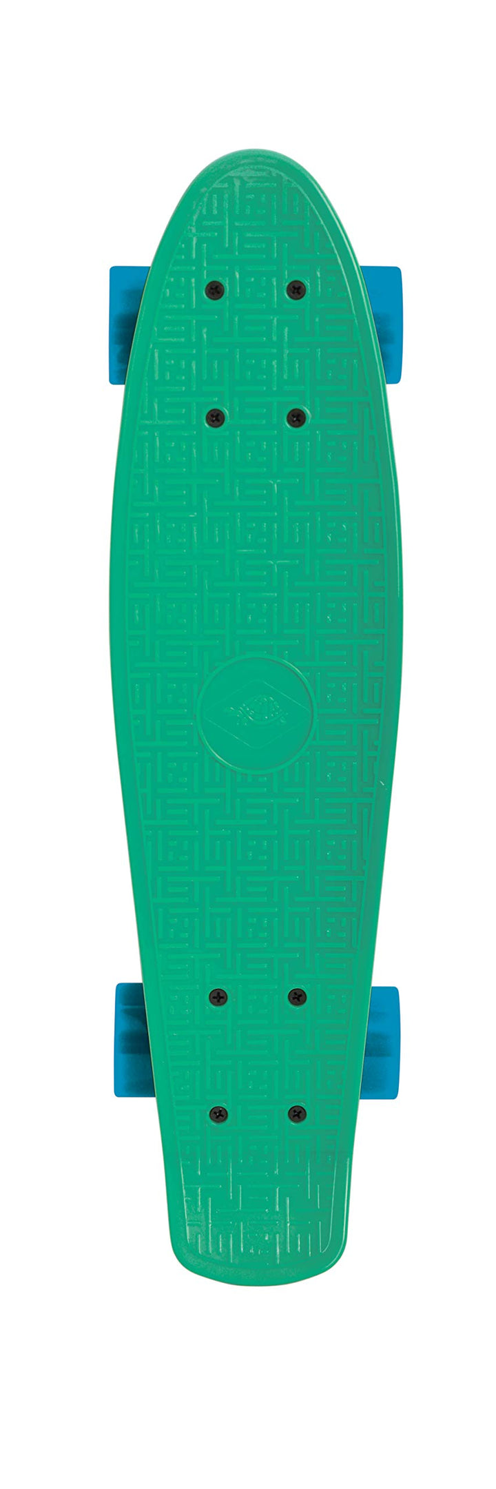 Schildkröt® Retro Skateboard, Premium Board mit Kunststoff-Deck aus haltbarem robustem PP, rutschfes