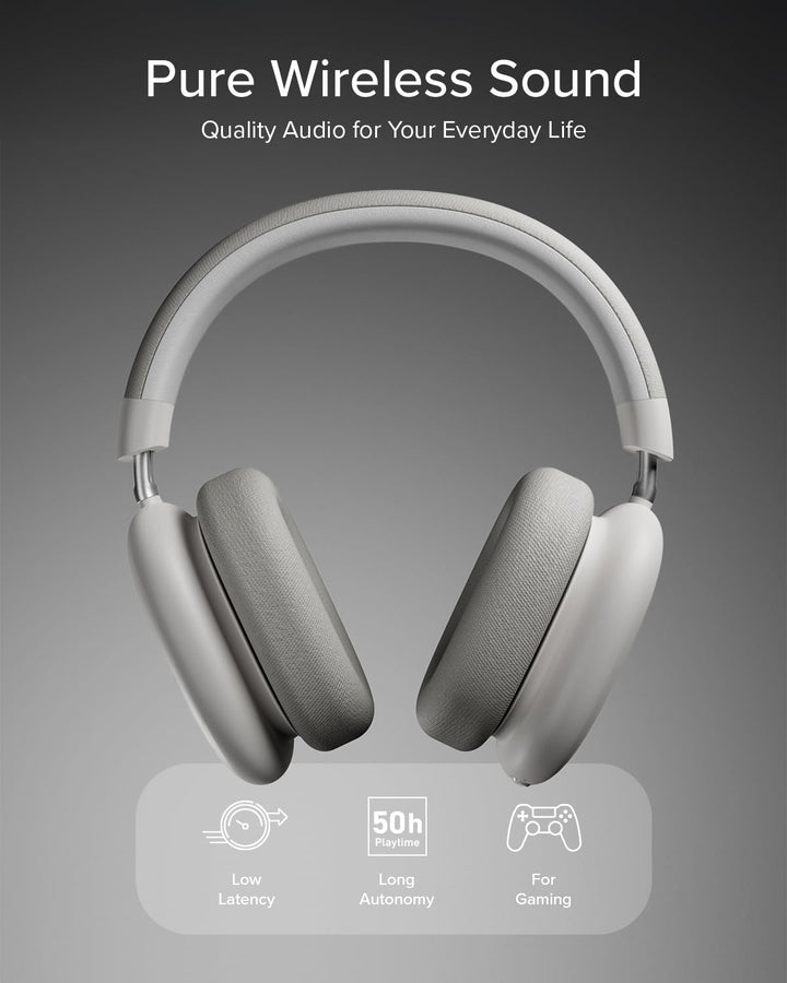 JAZ Pure Wave – Wireless Gaming On-Ear Kopfhörer, Niedrige Latenz, 3,5-mm-Klinkenanschluss, Mikrofon