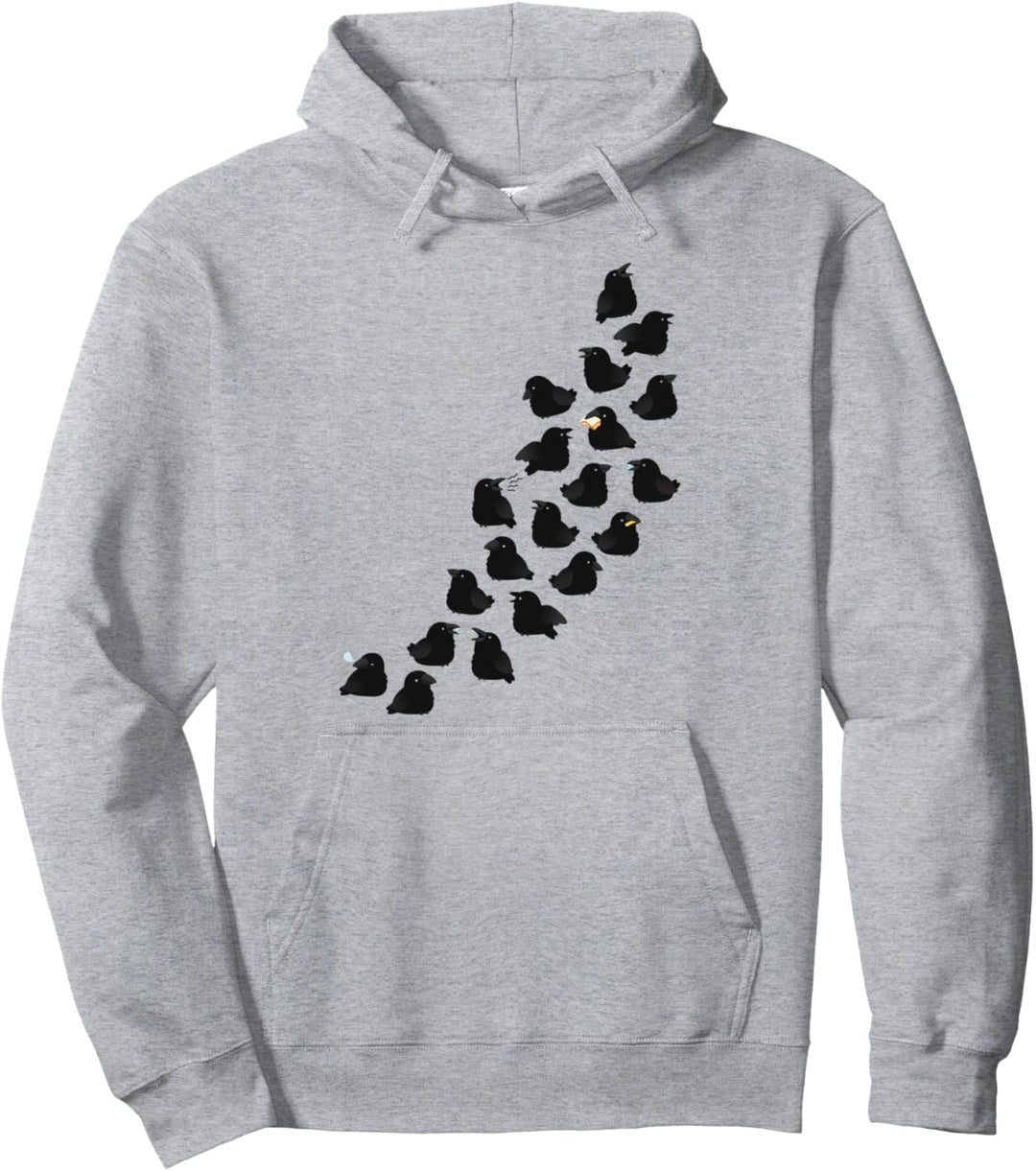 Cute Crows Pullover Hoodie