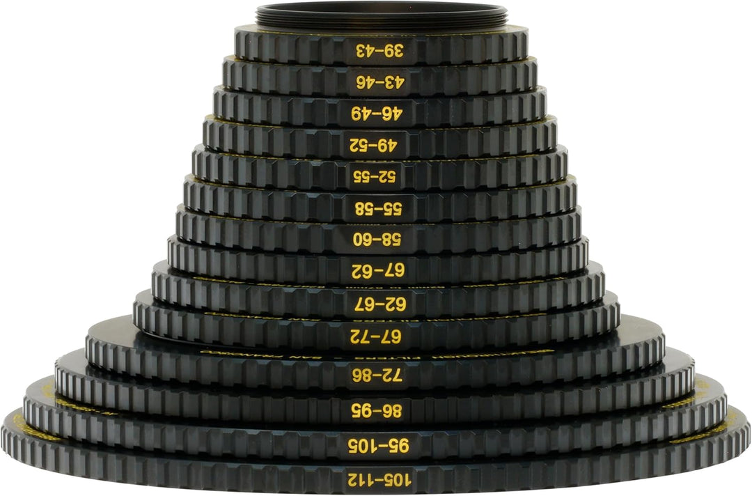 Breakthrough Photography Step-Up Objektiv-Adapterring für Filter, 77 mm auf 82 mm, aus CNC-gefrästem