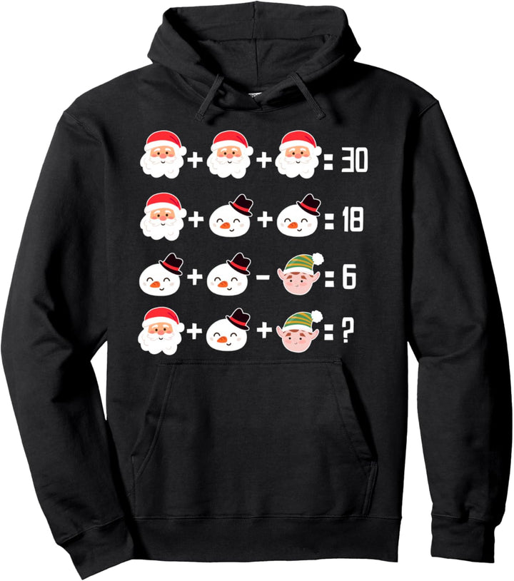Mathe Lehrer Mathe Quiz Für Kinder Weihnachten Mathe Pullover Hoodie