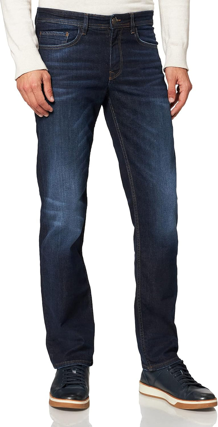 Cross Jeans Herren Relaxed Jeanshose New Antonio 33W / 30L Blau (Deep Blue 089), 33W / 30L Blau (Dee