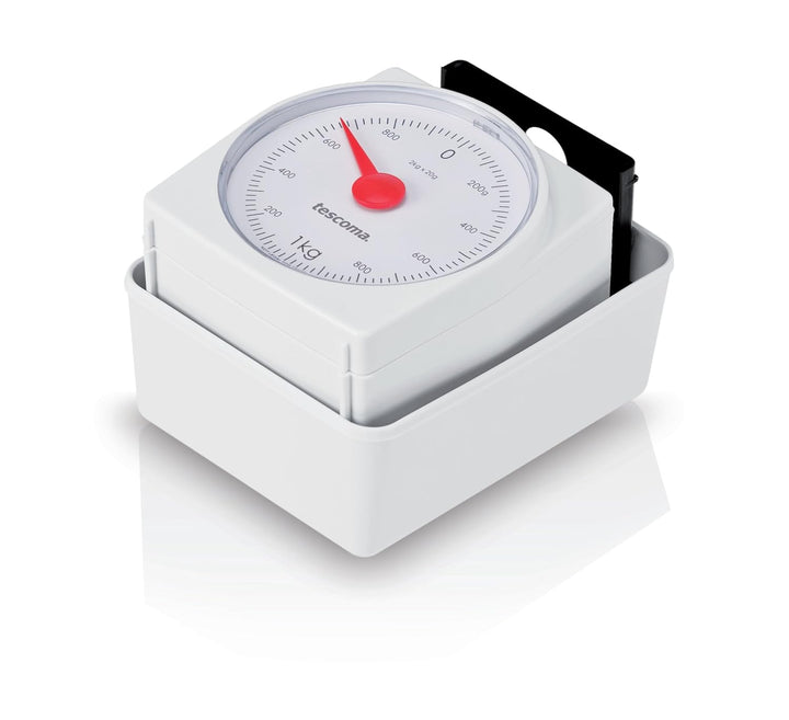 Tescoma ACCURA Küchenwaage, analoge Haushaltswaage bis 2kg mit 20g-Teilung, grosse Skala, kompakt un