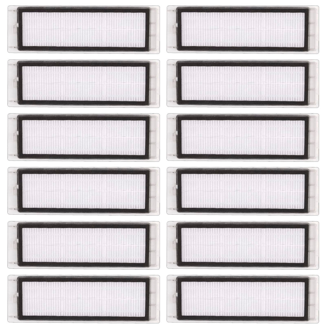 (12 Stück) HEPA-Filter kompatibel mit Roborock S6 Pure S6 E4 S4 Max S6 MaxV S5 S5 Max S4 E2 E3 E5 E2