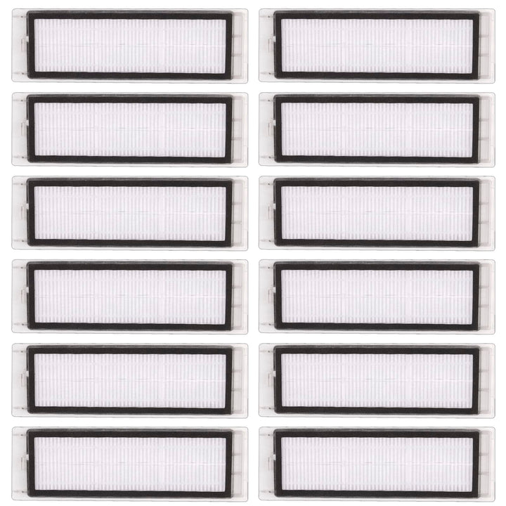 (12 Stück) HEPA-Filter kompatibel mit Roborock S6 Pure S6 E4 S4 Max S6 MaxV S5 S5 Max S4 E2 E3 E5 E2