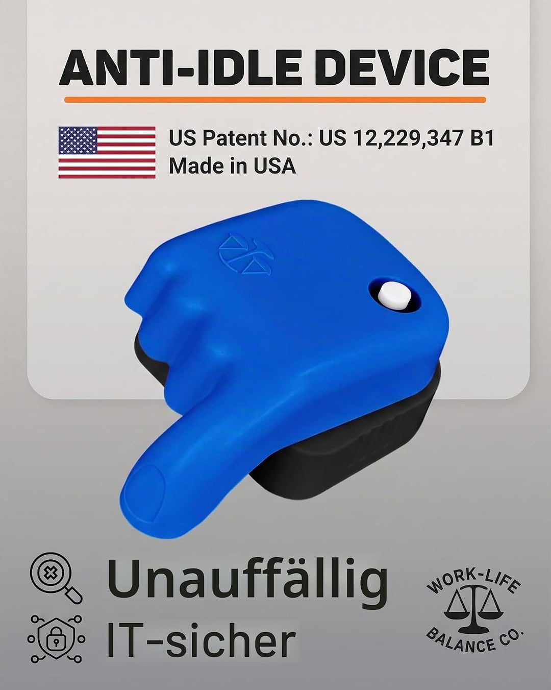 Magic Hand Trackpad Jiggler – natürliche Bewegung des Touchpads, kein USB, keine Software, patentier