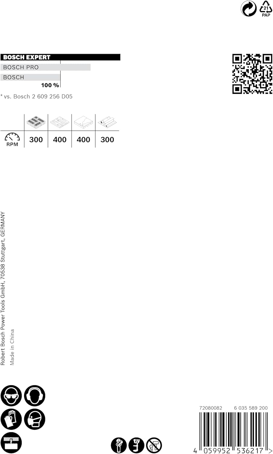 Bosch Accessories 1x Expert Construction Material Lochsäge (für Weichholz, Ø 80 mm, Zubehör Schlagbo