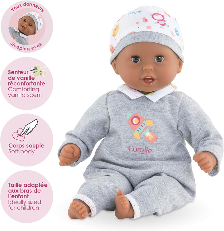 Corolle 100480 Baby Calin Marius, grau