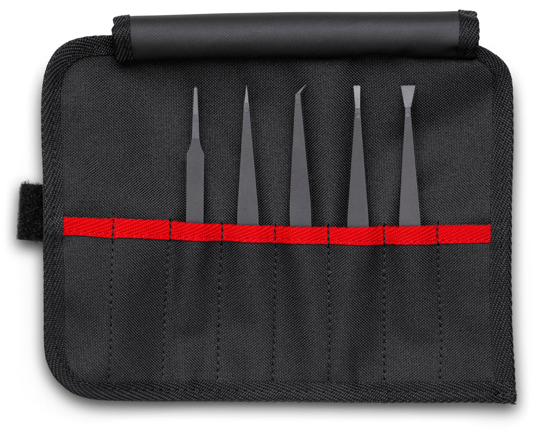 KNIPEX Kunststoffpinzetten-Set ESD 5-teilig, 92 00 05 ESD