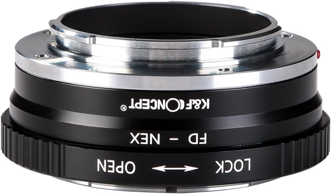 K&amp;F Concept® FD-NEX II Kupfer-Bajonett Objektivadapter,Adapter Ring,Canon FD Adapter,Objektiv Adapte