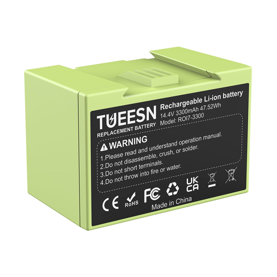 14.4V 3300mAh Ersatzakku für iRobot i7/i7+ e5 e6,iRobot roomba i3/i3+ i4 i6 J7