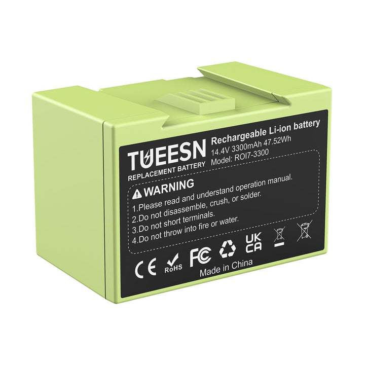 14.4V 3300mAh Ersatzakku für iRobot i7/i7+ e5 e6,iRobot roomba i3/i3+ i4 i6 J7